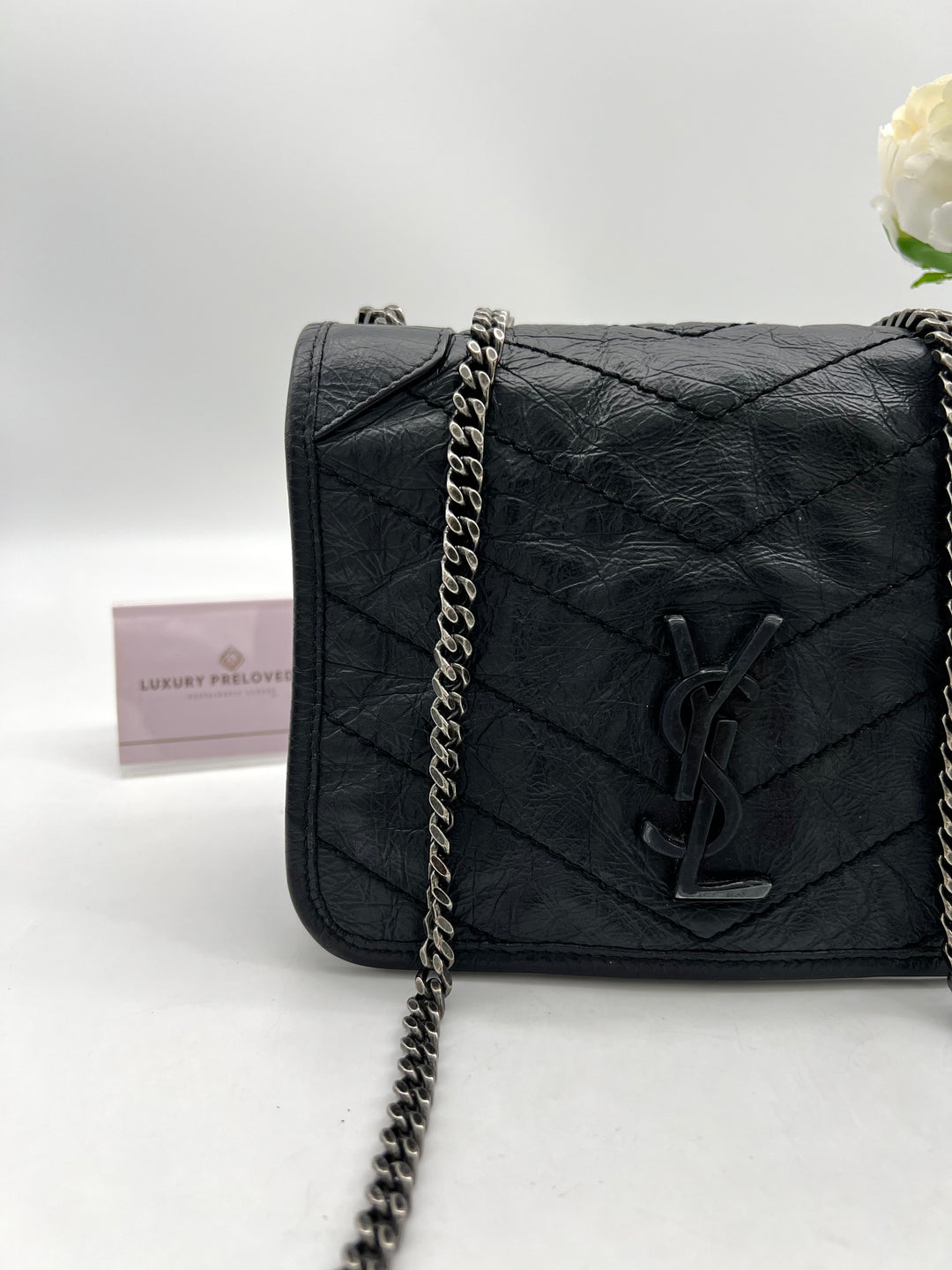 YVES STAINT LAURENT NIKKI CHAIN SHOULDER BAG