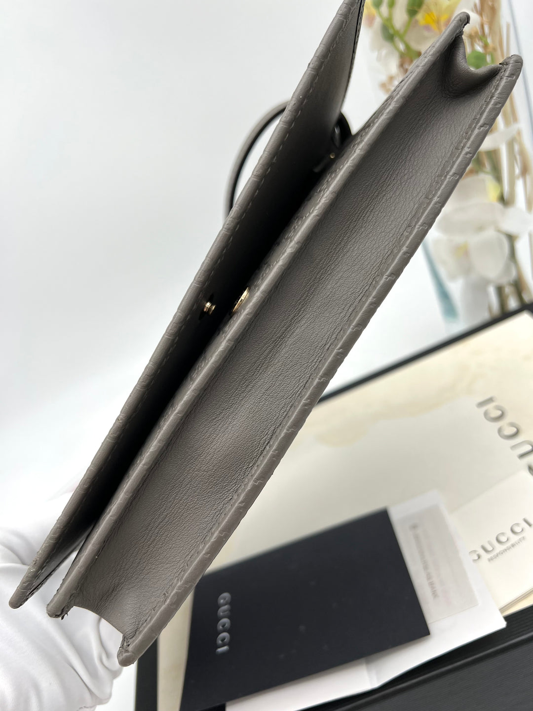 GUCCI GUCCISSIMA WALLET ON STRAP BAG
