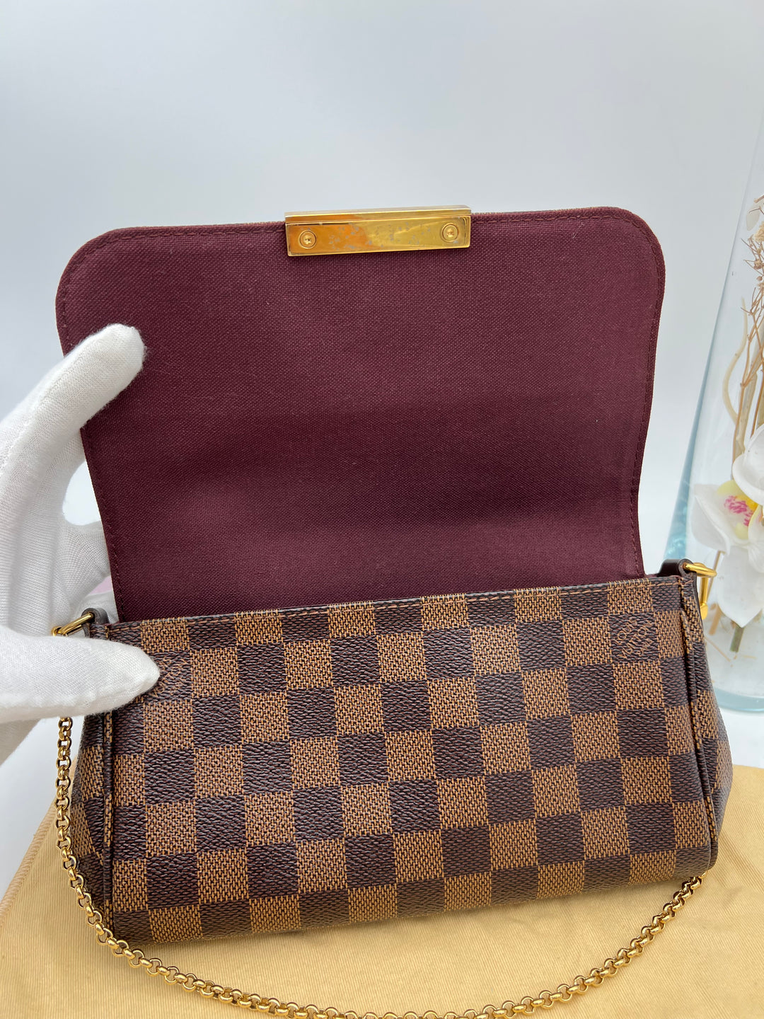 LOUIS VUITTON FAVOURITE PM DAMIER EBENE