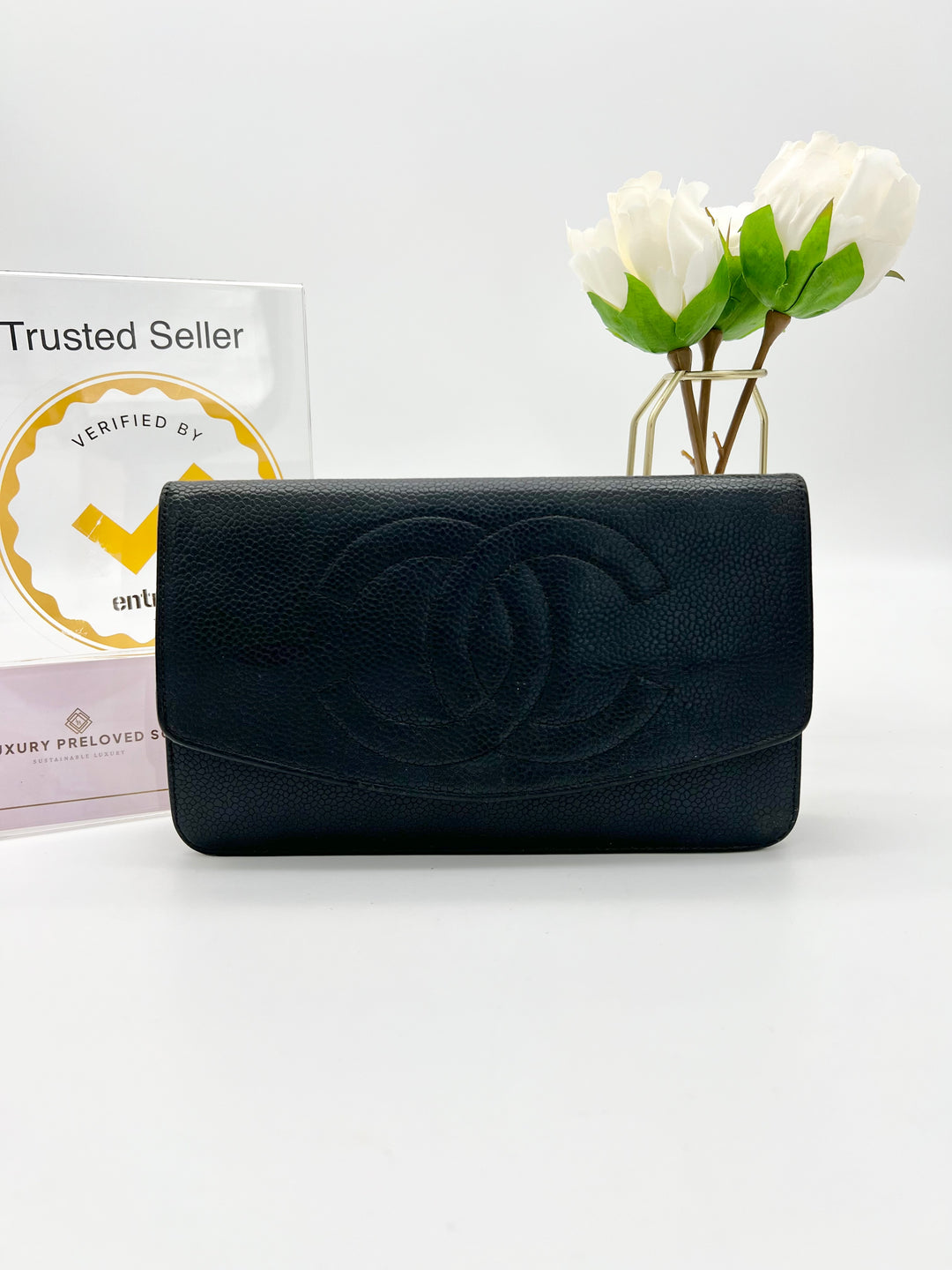 CHANEL CAVIAR TIMELESS CLUTCH