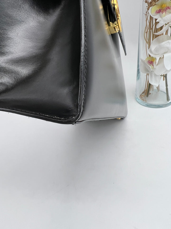 CELINE VINTAGE CALF LEATHER 2 WAY BAG