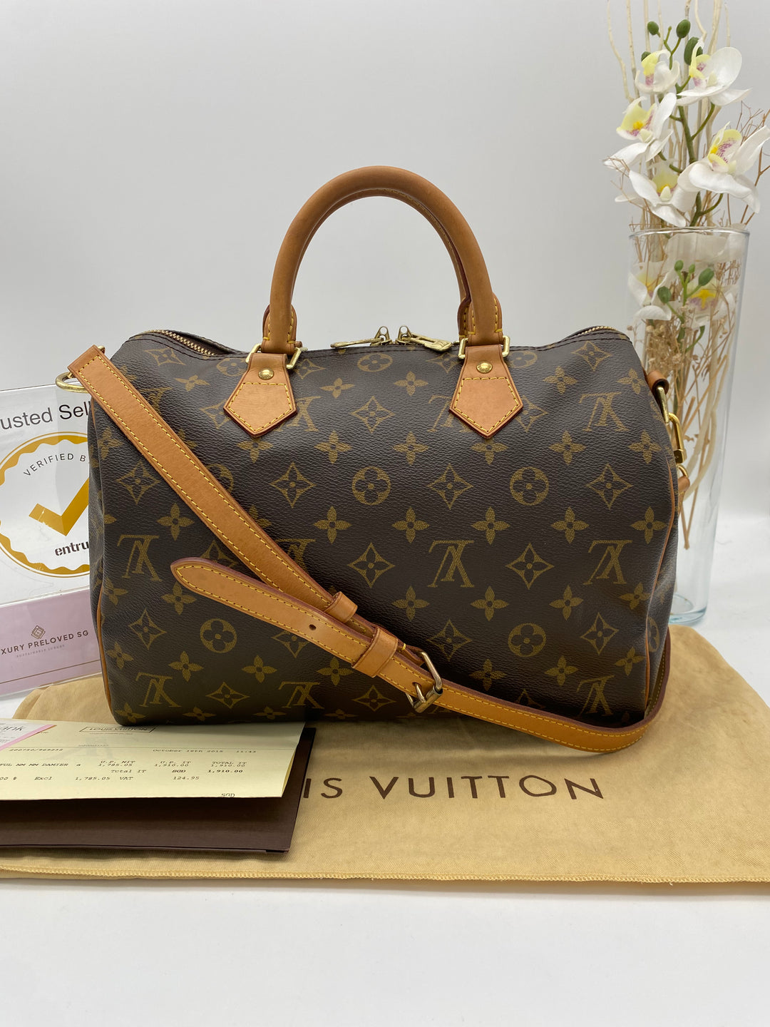 LOUIS VUITTON BANDOULIERE 30 MONOGRAM