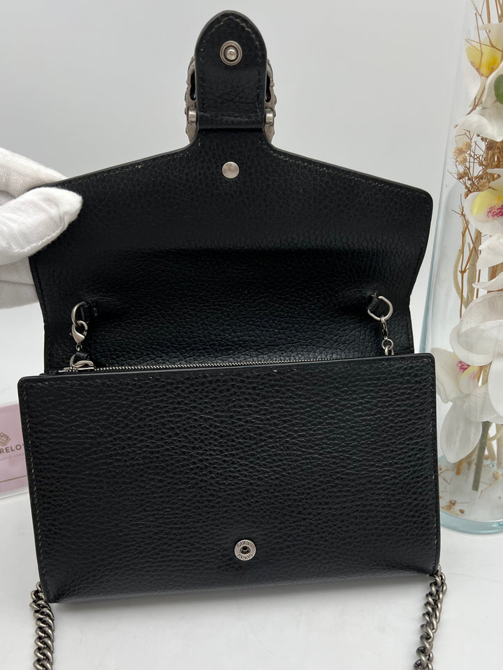 GUCCI DIONYSUS TEXTURED CALF SKIN CRYSTAL WOC