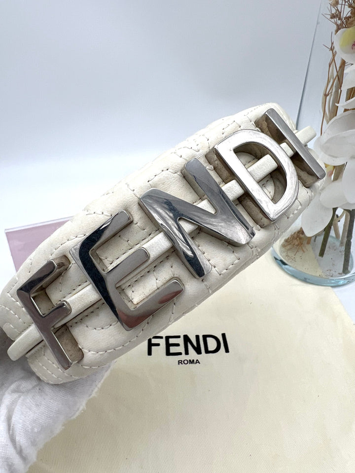 FENDI EMRBOIDERY FENDIGRAPHY HANDBAG