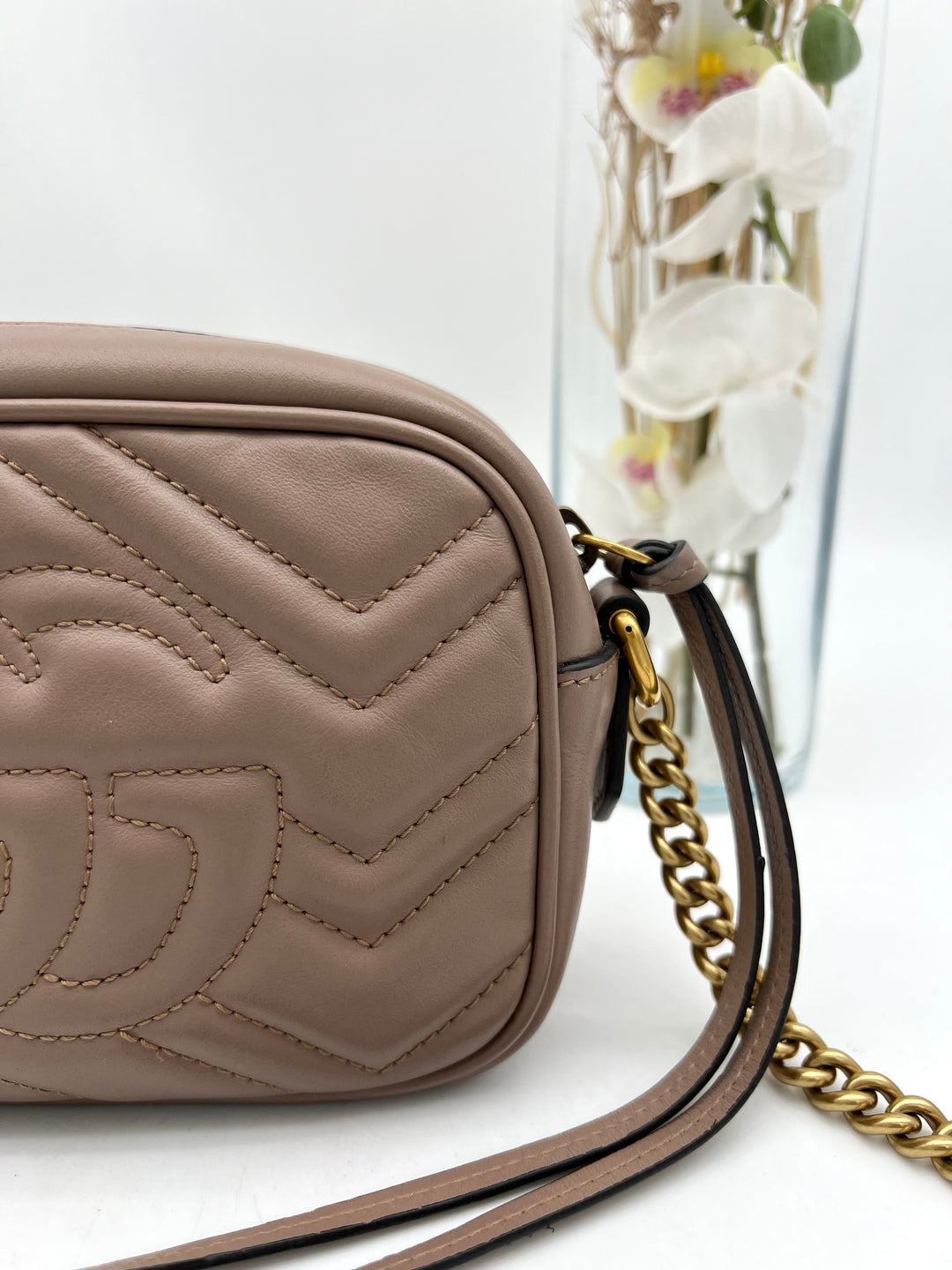 GUCCI MARMONT CAMERA QUILTED MINI