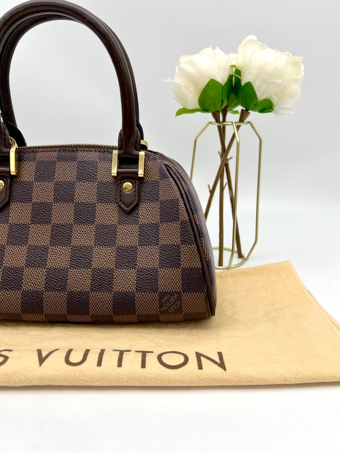 LOUIS VUITTON MINI RIBERA DAMIER EBENE