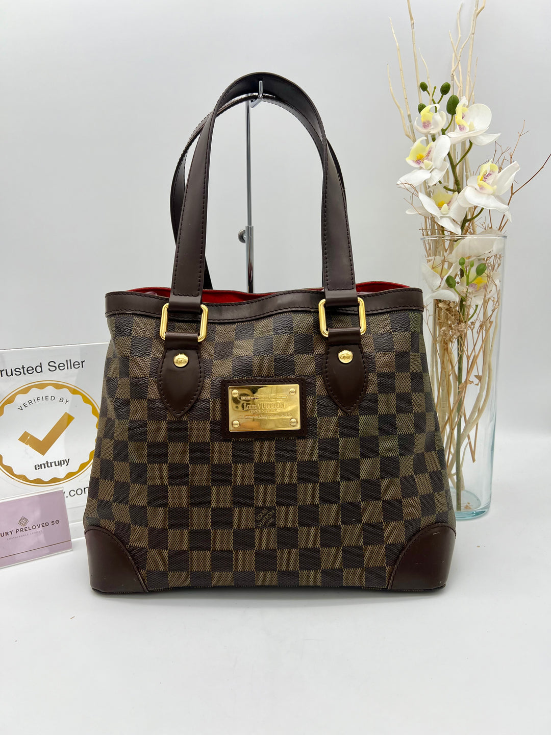 LOUIS VUITTON HAMPSTEAD PM DAMIER EBENE