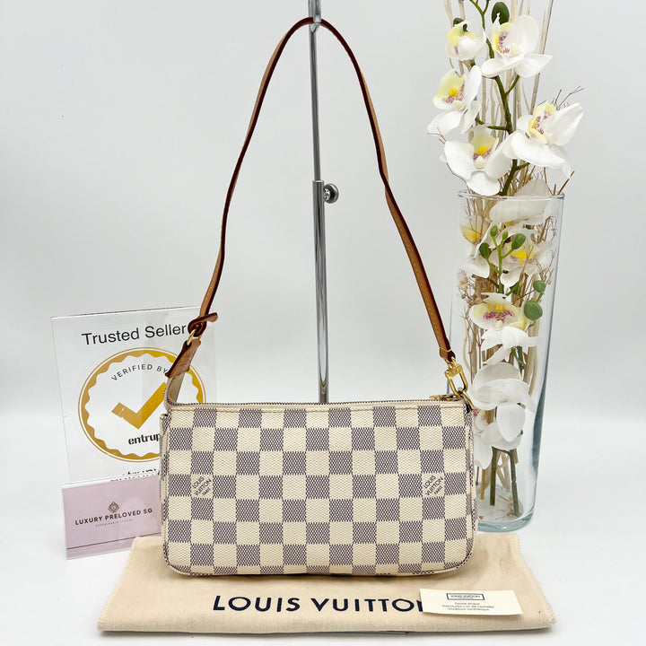 LOUIS VUITTON AZUR POCHETTE ACCESSOIRES (new model)