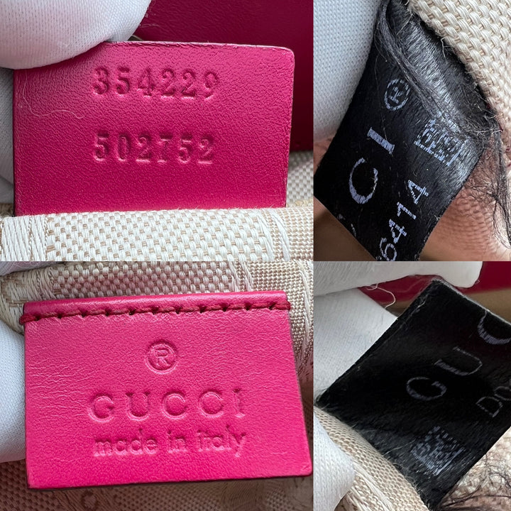 GUCCI GG DRAWSTRING BUCKET BAG
