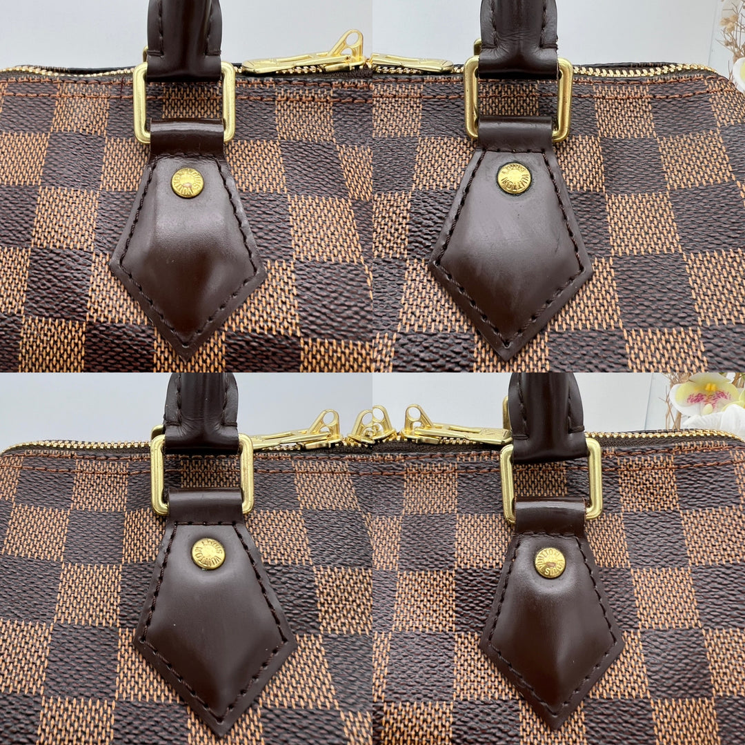 LOUIS VUITTON BANDOULIERE 25 DAMIER EBENE