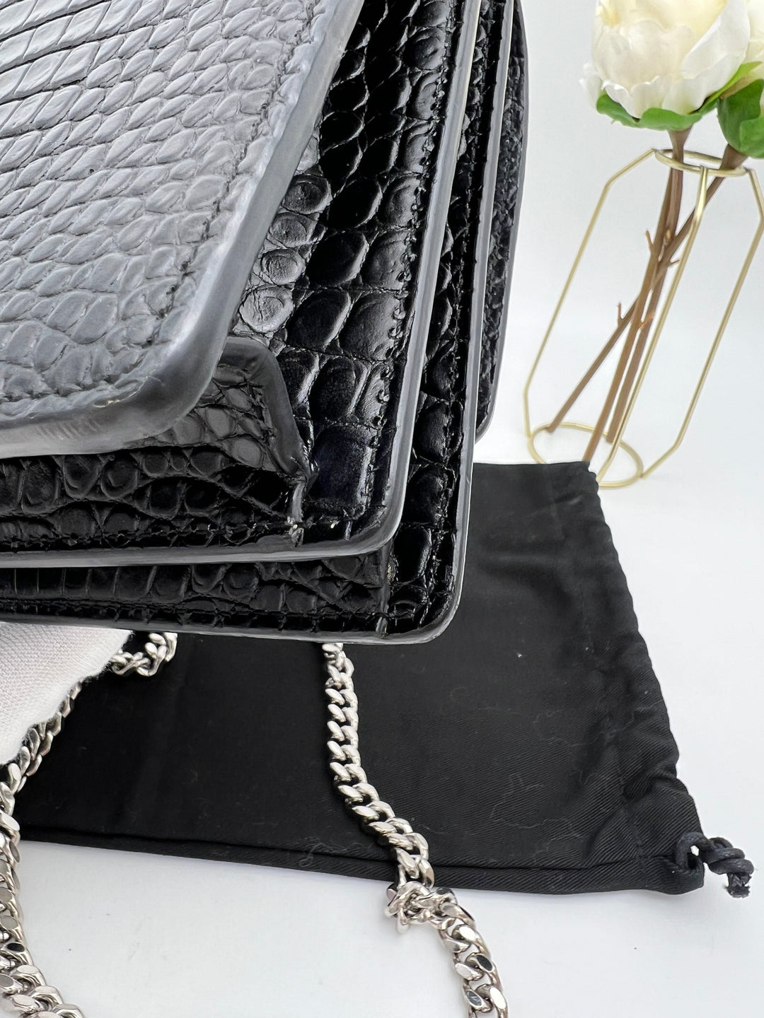 YVES SAINT LAURENT SUNSET CHAIN SHOULDER BAG