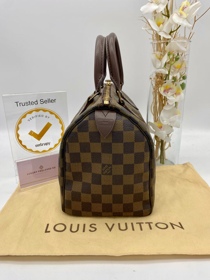 LOUIS VUITTON SPEEDY 25 DAMIER EBENE