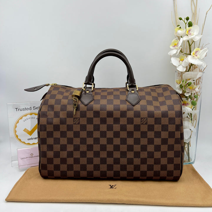 LOUIS VUITTON SPEEDY 35 DAMIER EBENE