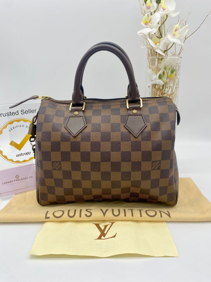 LOUIS VUITTON SPEEDY 25 DAMIER EBENE