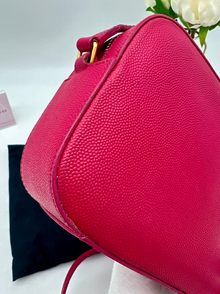 YVES SAINT LAURENT CLASSIC LOU MONOGRAM CAMERA BAG