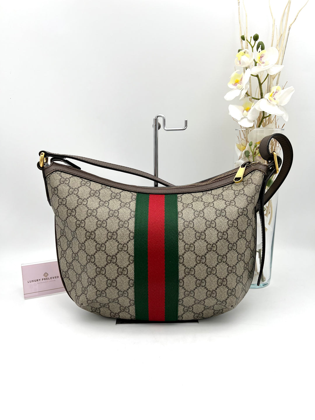GUCCI PVC OPHIDIA SHOULDER BAG (NEW VERSION )