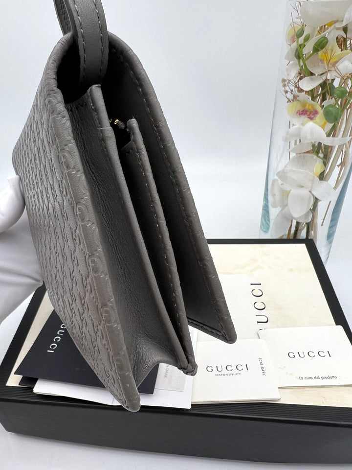 GUCCI GUCCISSIMA WALLET ON STRAP BAG