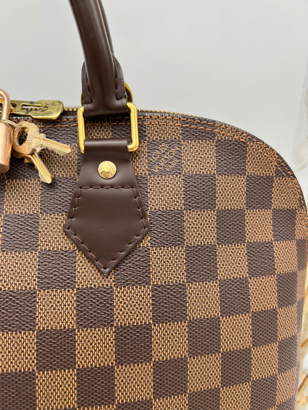 LOUIS VUITTON ALMA PM DAMIER EBENE