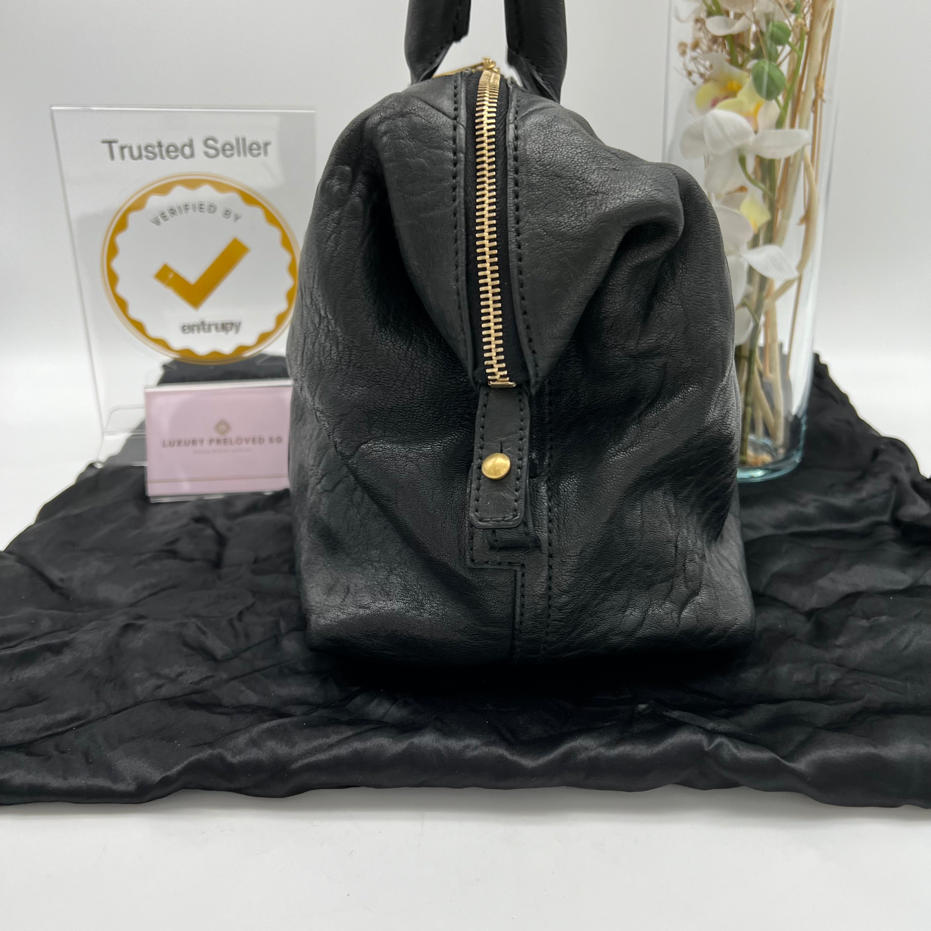 YVES SAINT LAURENT EASY BOSTON BAG – Luxury Preloved SG
