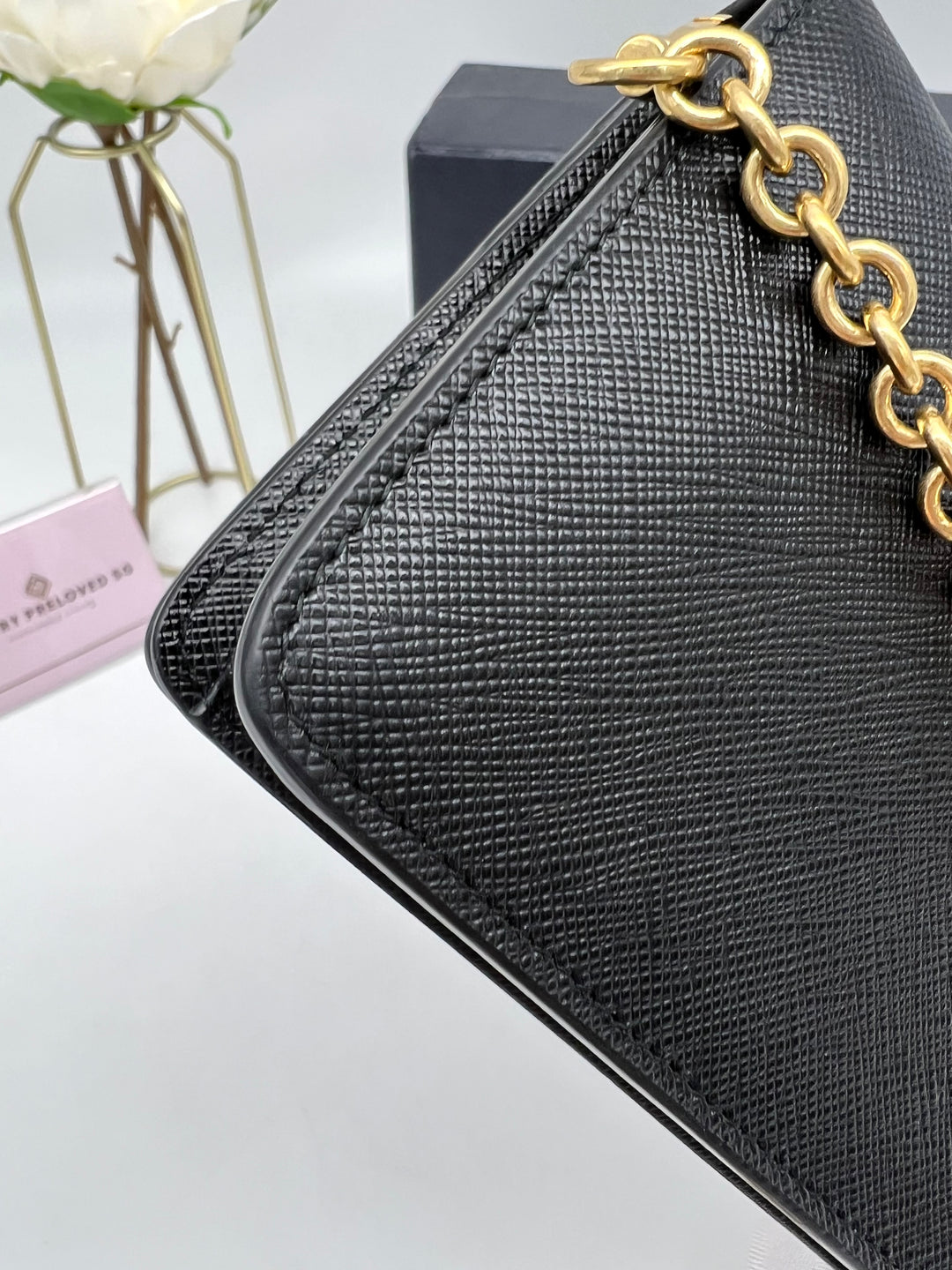 PRADA SAFFIANO CHAIN BAG