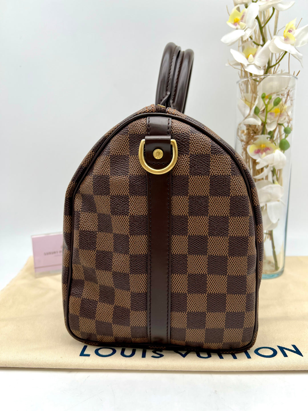 LOUIS VUITTON BANDOULIERE 30 DAMIER EBENE