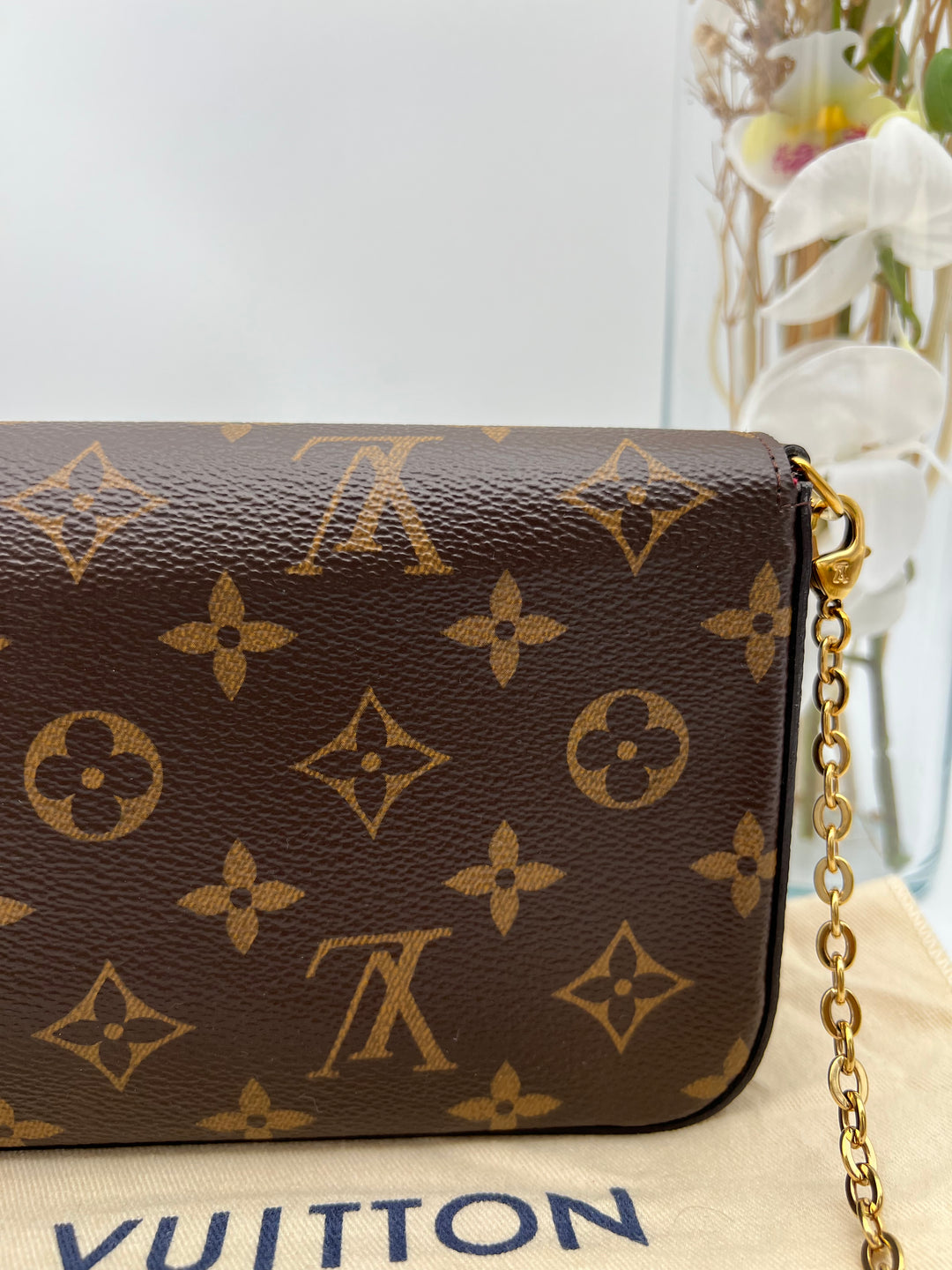 LOUIS VUITTON FELICIE MONOGRAM( RFID )