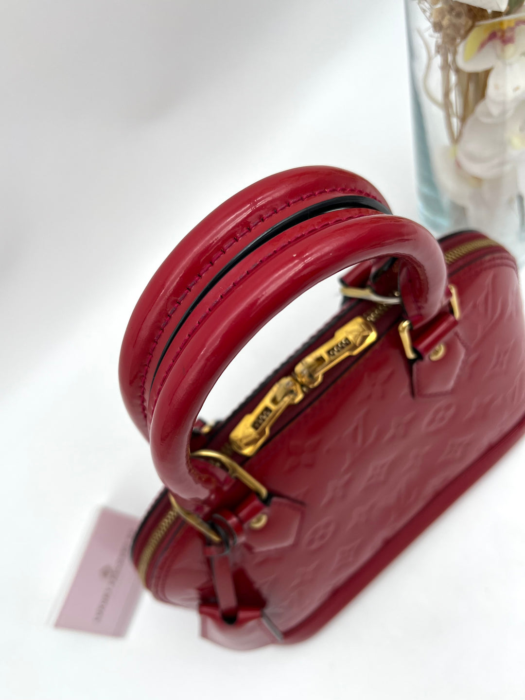 LOUIS VUITTON ALMA BB VERNIS