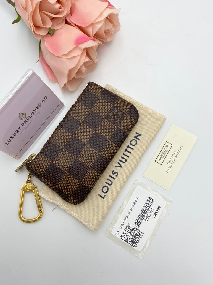 LOUIS VUITTON DAMIER EBENE KEY CASE