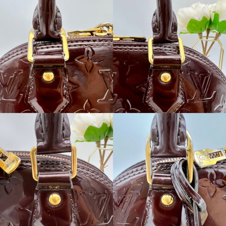 LOUIS VUITTON ALMA BB VERNIS