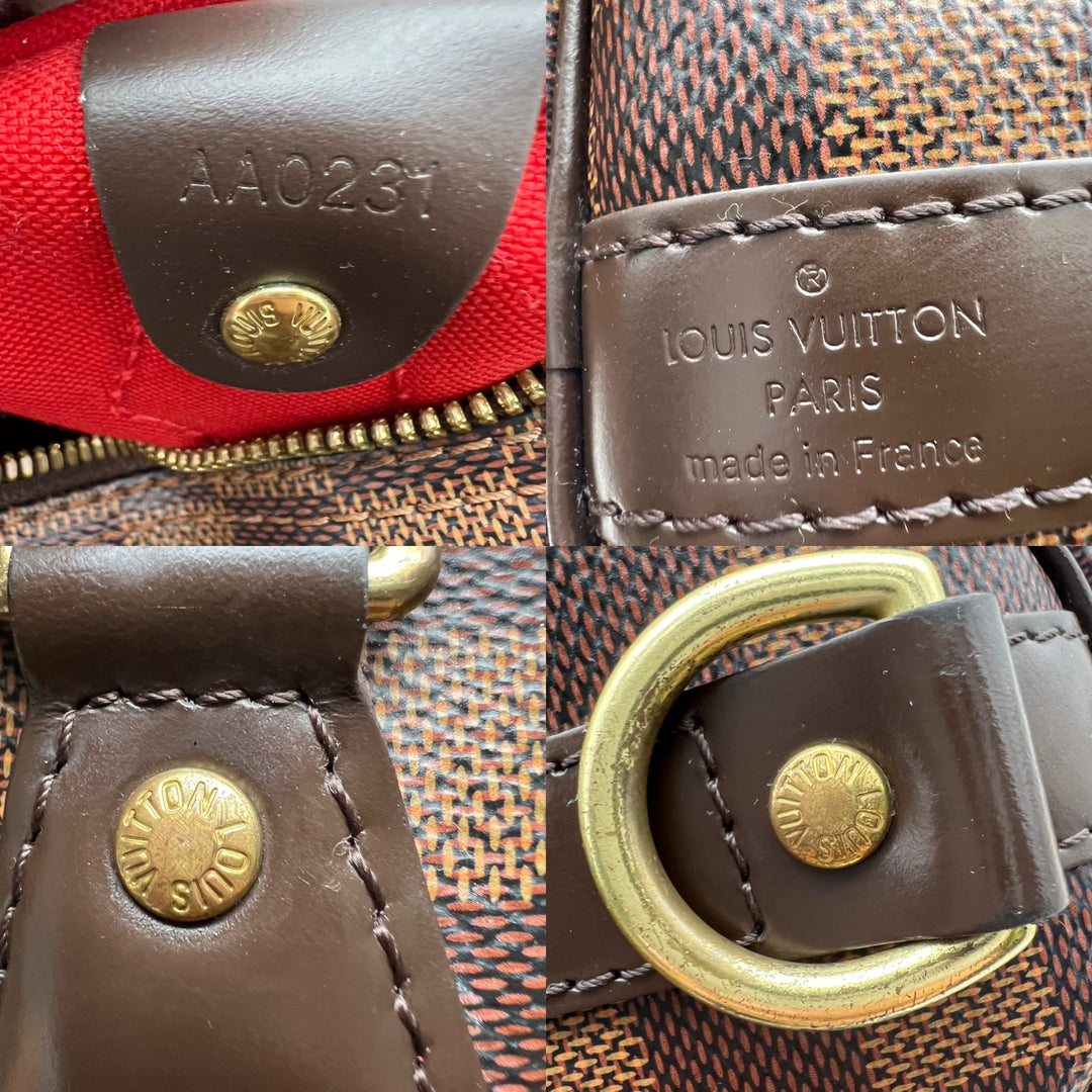LOUIS VUITTON BANDOULIERE 25 DAMIER EBENE