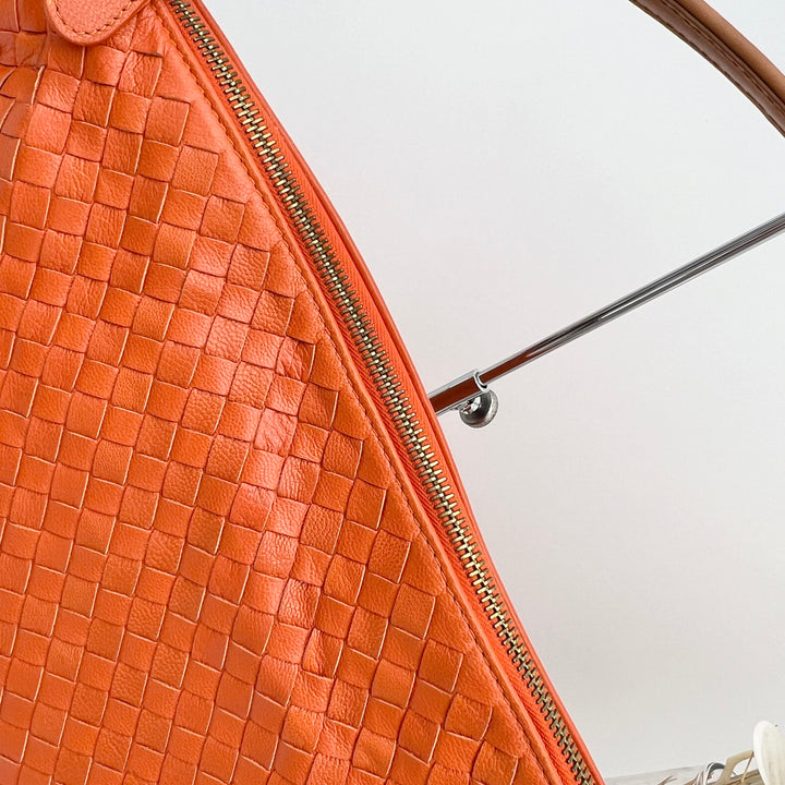 BOTTEGA VENETA ORANGE ONE SHOULDER BAG