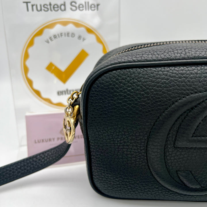 GUCCI DISCO SOHO CROSSBODY BLACK