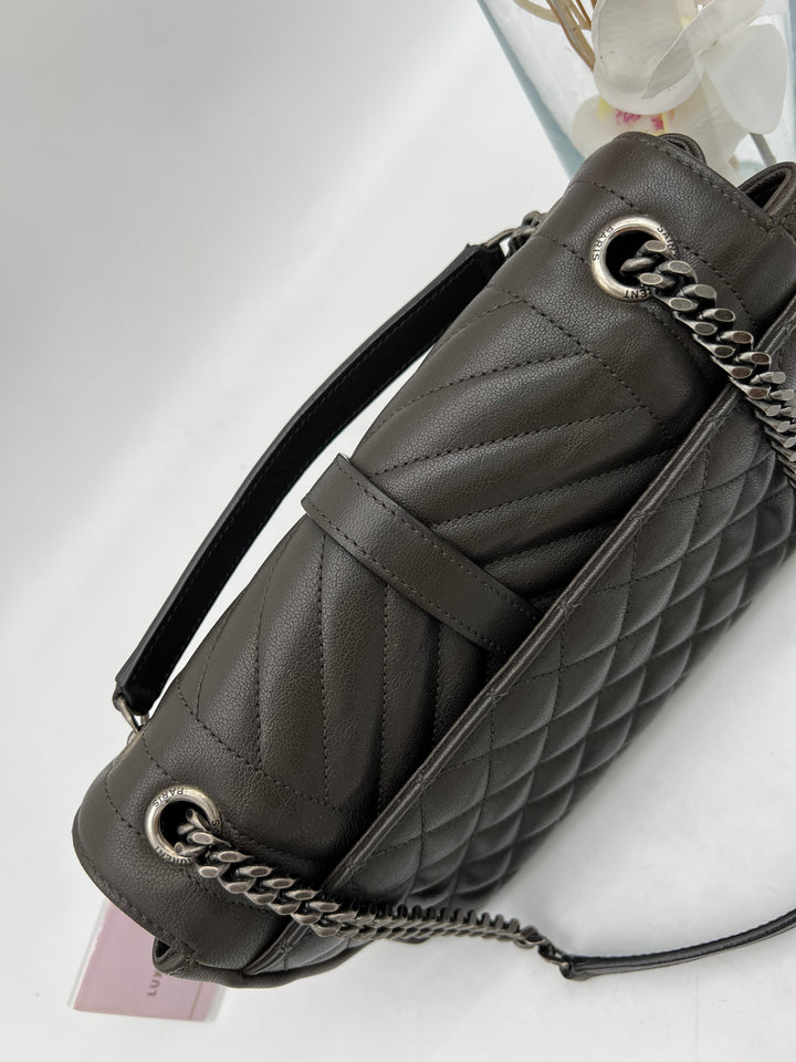 YVES SAINT LAURENT QUILTED ENVELOPE SHW BAG