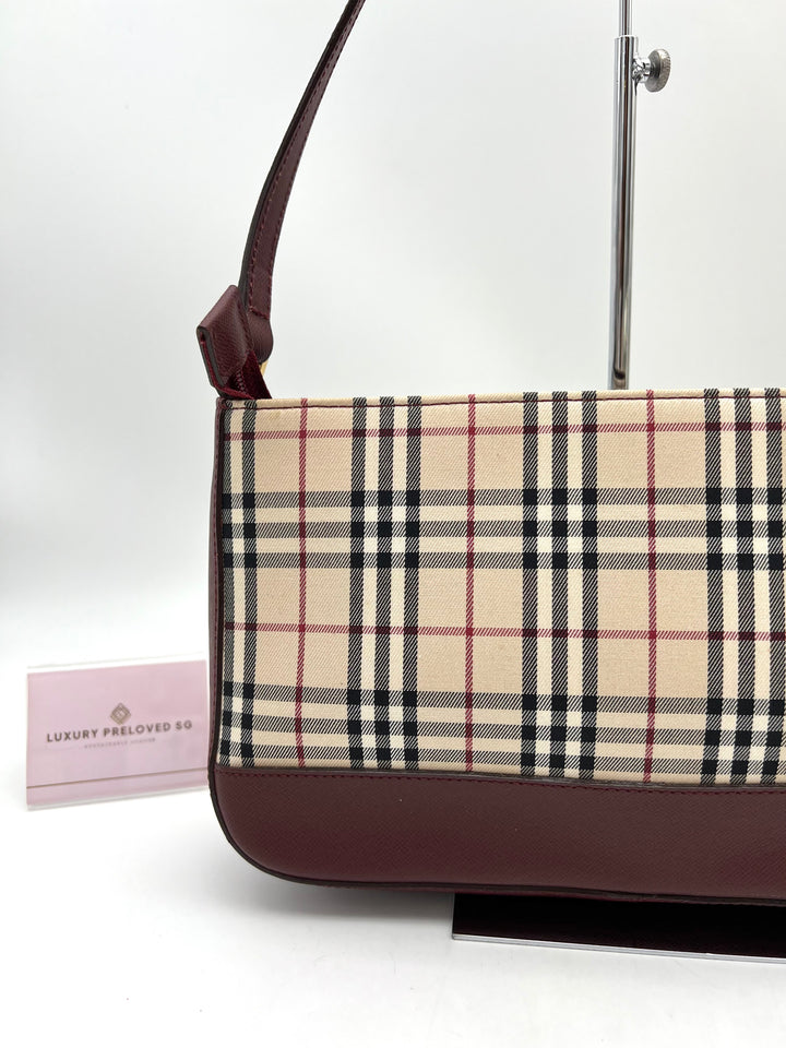 BURBERRY LONDON SHOULDER BAG PVC