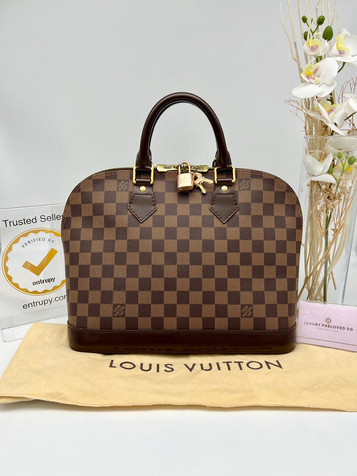 LOUIS VUITTON ALMA PM DAMIER EBENE