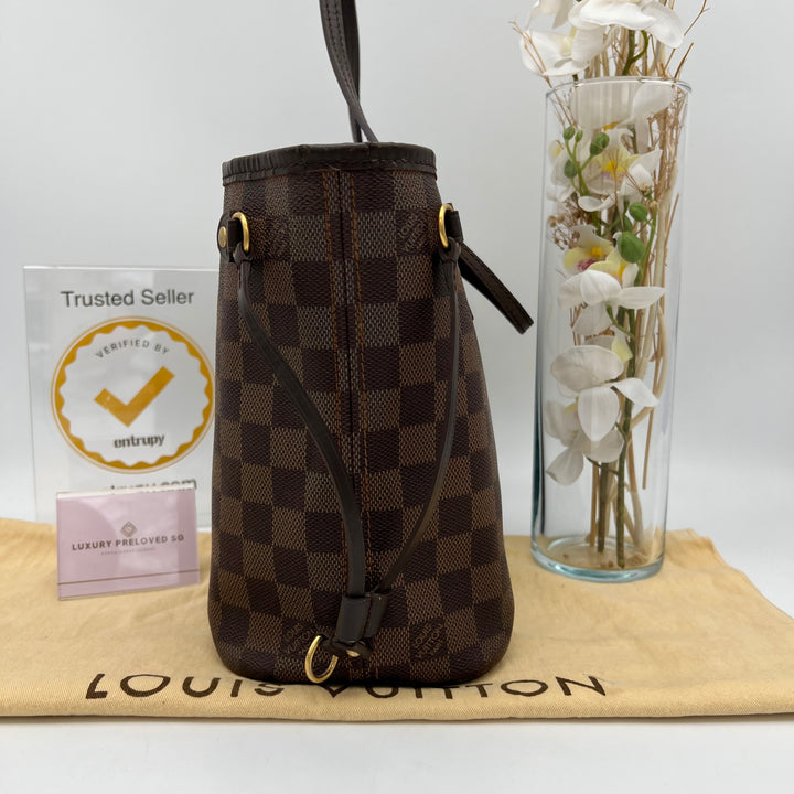 LOUIS VUITTON NEVERFULL PM DAMIER EBENE