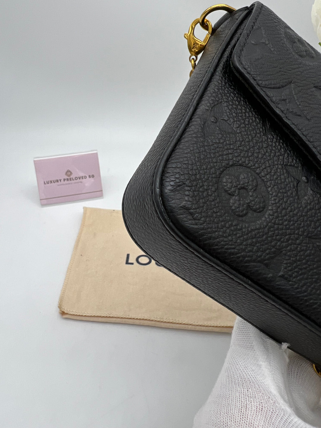 LOUIS VUITTON FELICIE EMPRIENTE LEATHER