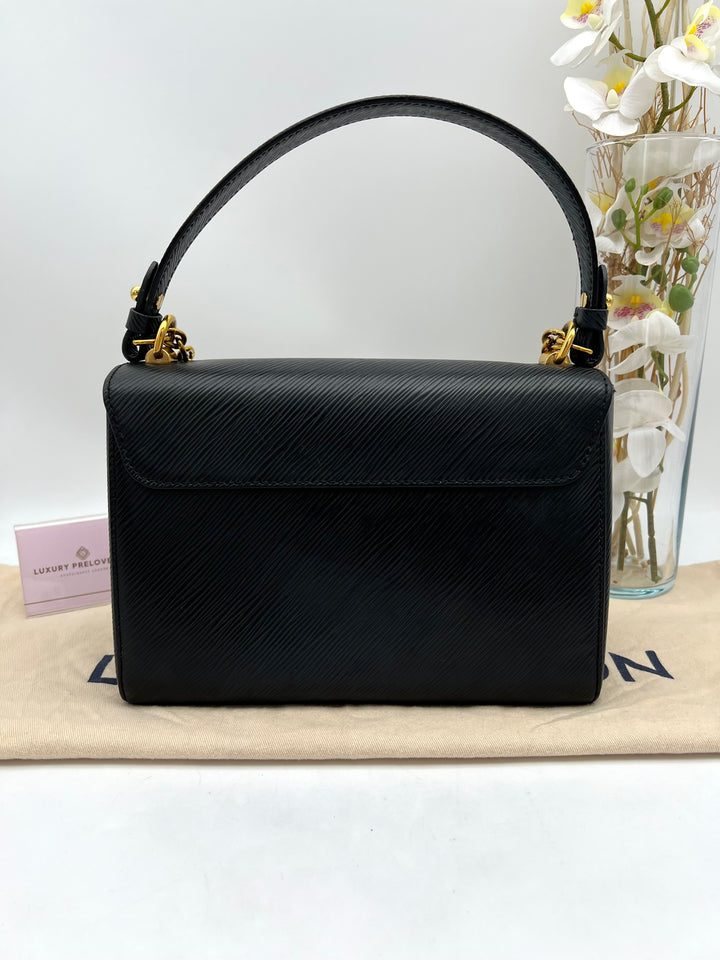 LOUIS VUITTON TWIST BLACK EPI GHW