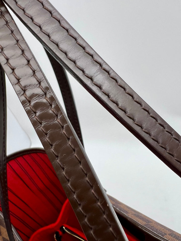 LOUIS VUITTON NEVERFULL MM DAMIER W/ POUCH