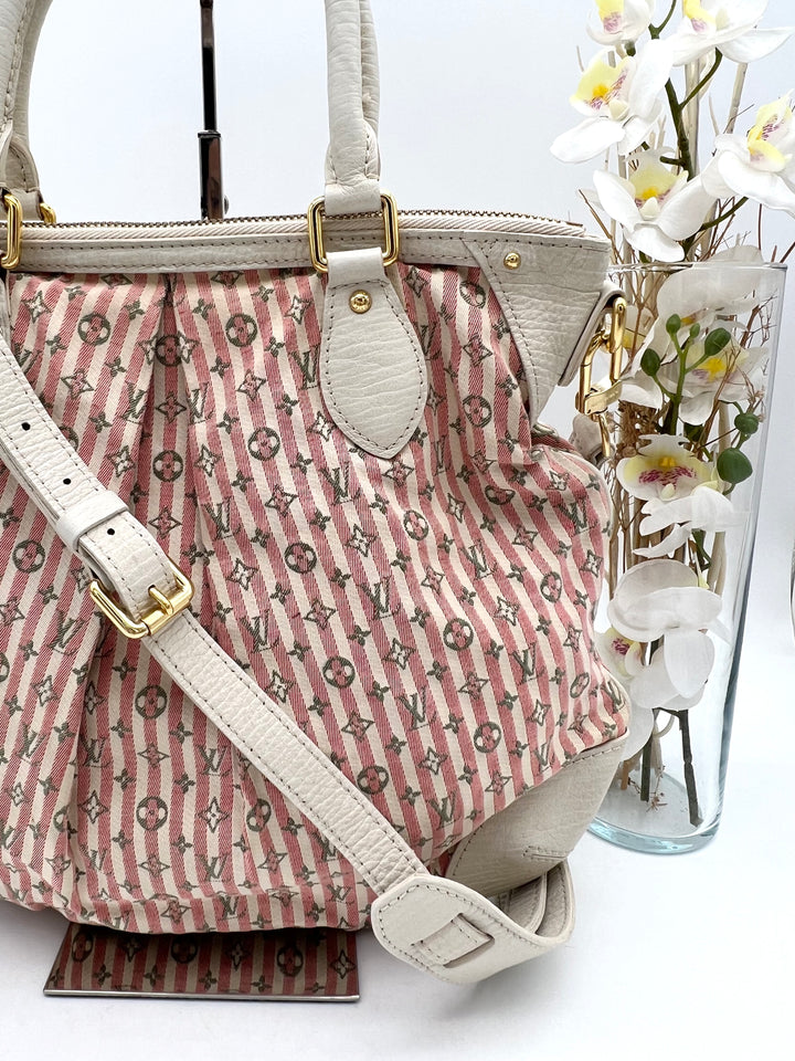 LOUIS VUITTON MINI LIN CROISETTE MARINA PM ROUGE