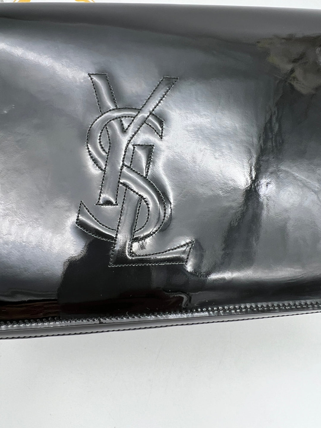 YVES SAINT LAURENT PATENT CLUTCH