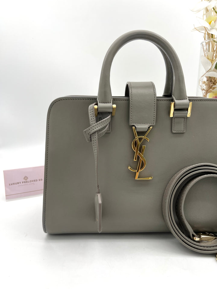 YVES SAINT LAURENT MONOGRAM CABAS BAG