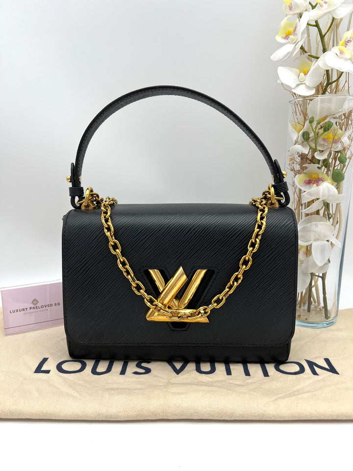 LOUIS VUITTON TWIST BLACK EPI GHW