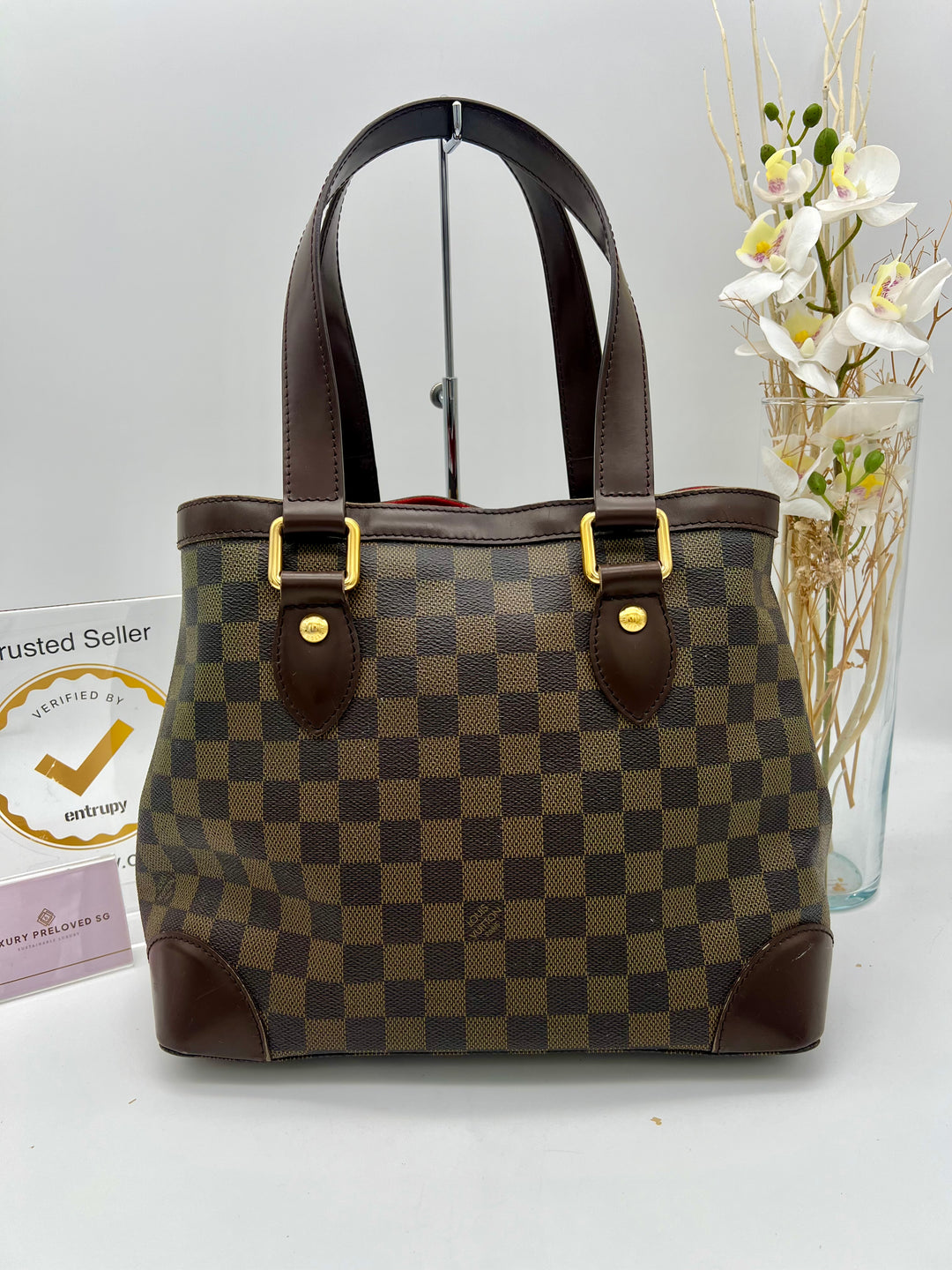 LOUIS VUITTON HAMPSTEAD PM DAMIER EBENE