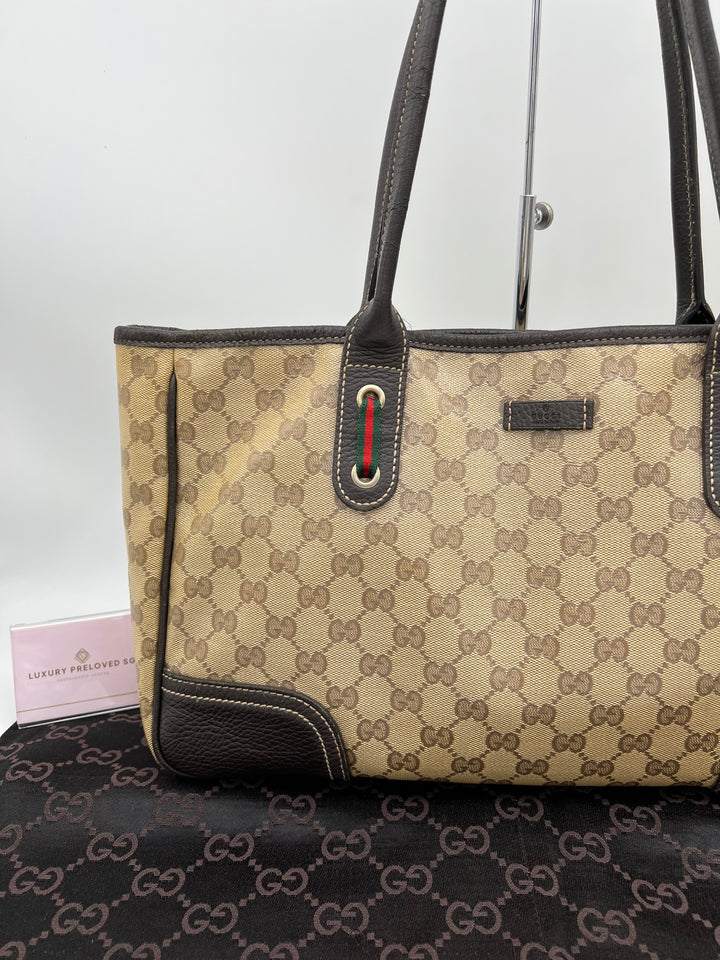 GUCCI GG MONOGRAM TOTE PVC