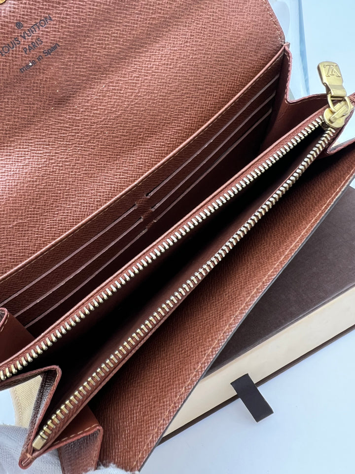 LOUIS VUITTON SARAH WALLET MONOGRAM