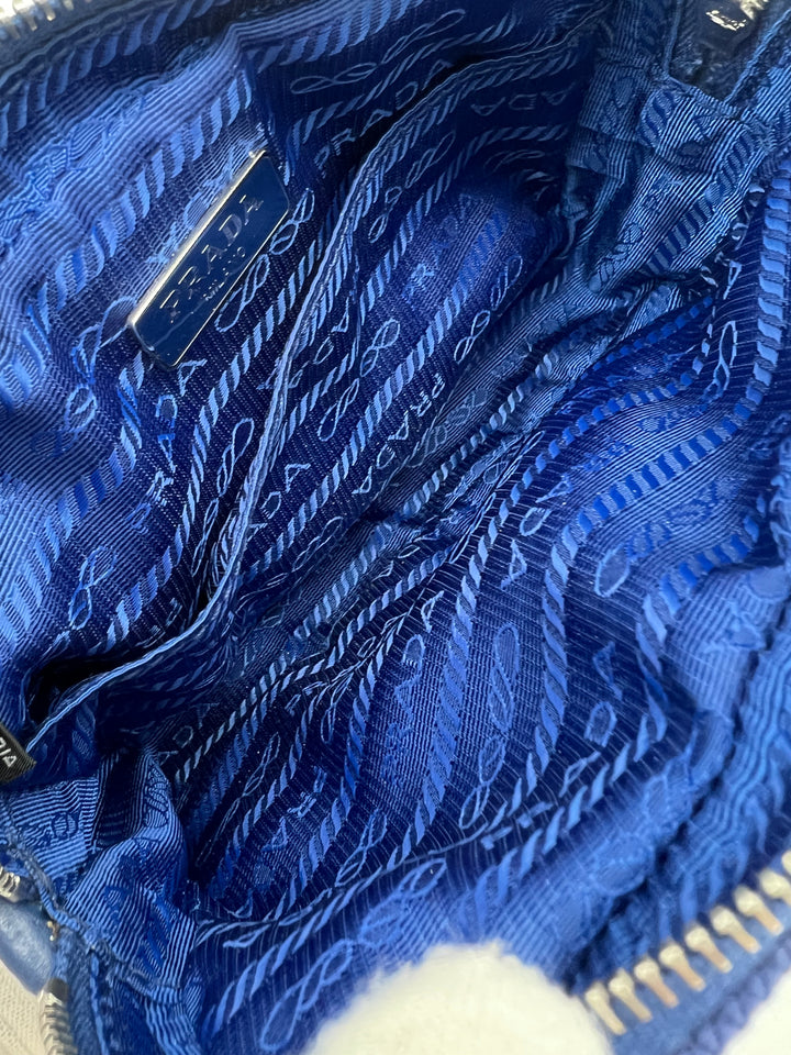 PRADA CANVAS SHOULDER BAG