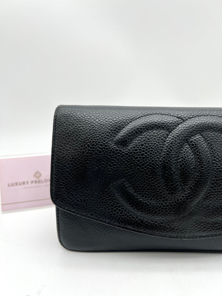 CHANEL CAVIAR TIMELESS CLUTCH