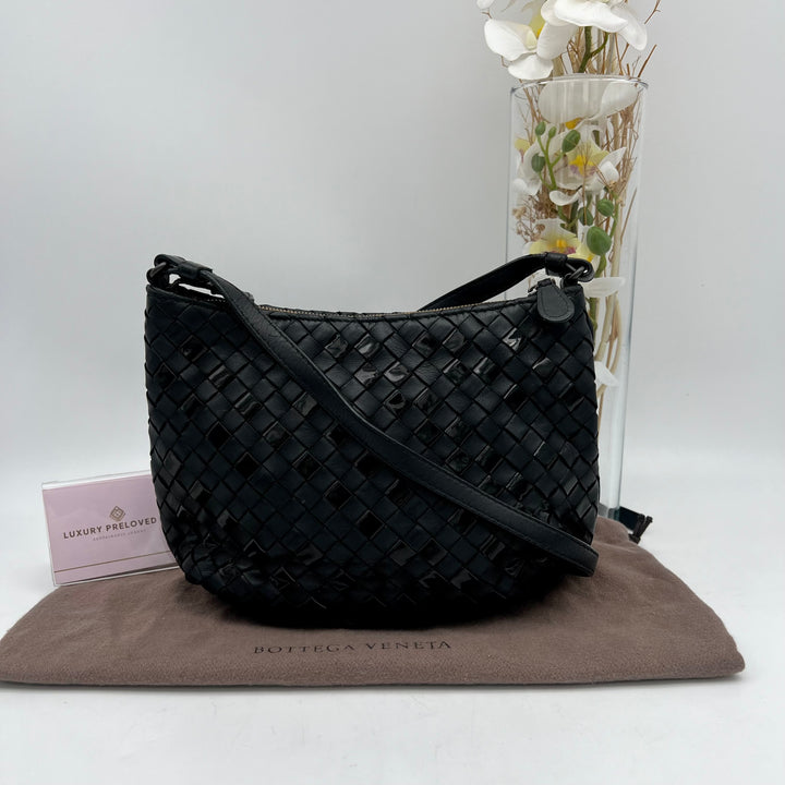 BOTTEGA BLACK SLING BAG