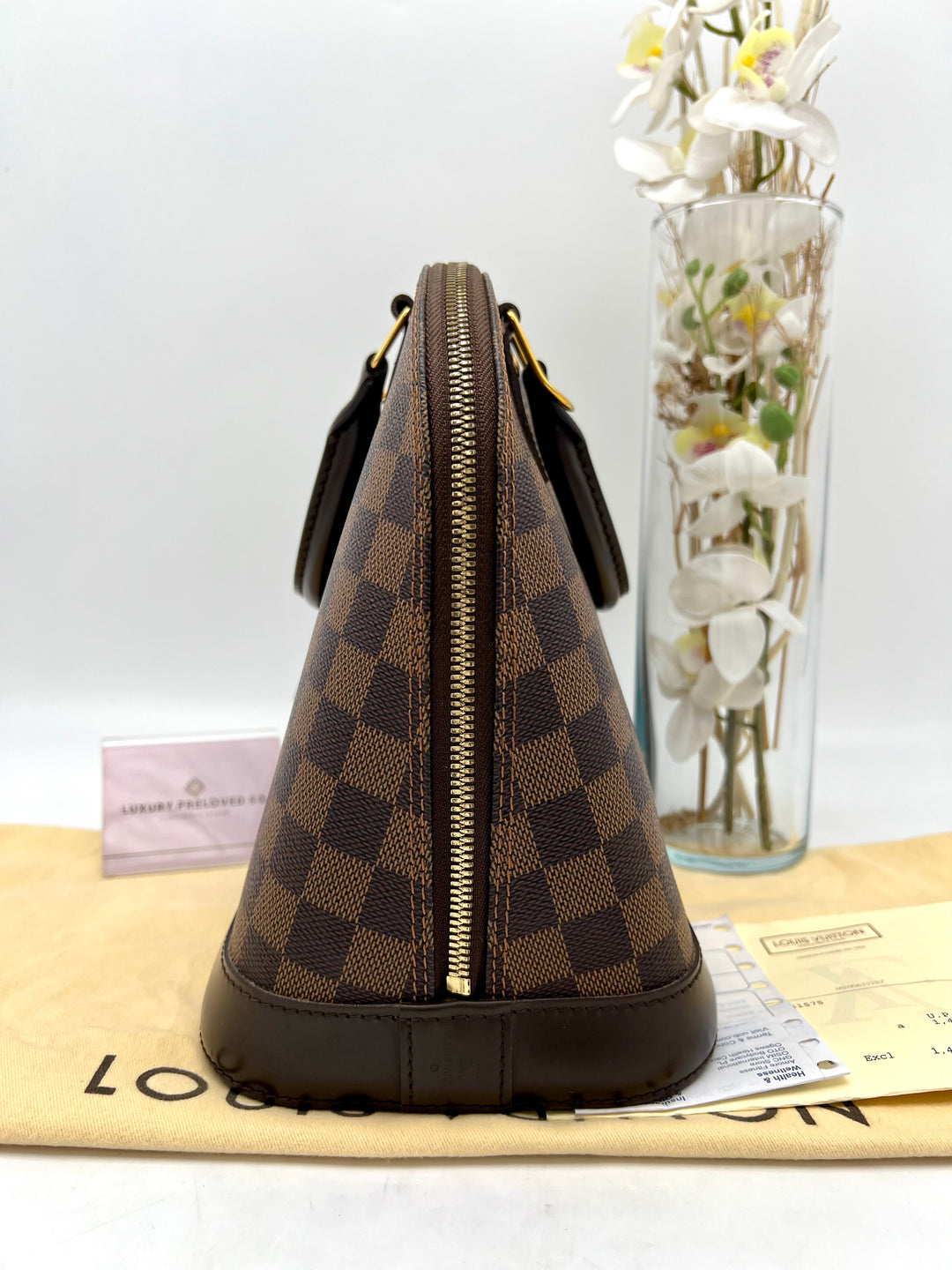 LOUIS VUITTON ALMA PM DAMIER EBENE
